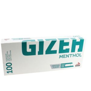 TUBO CIGARRILLO GIZEH 100 MENTOL 10-100