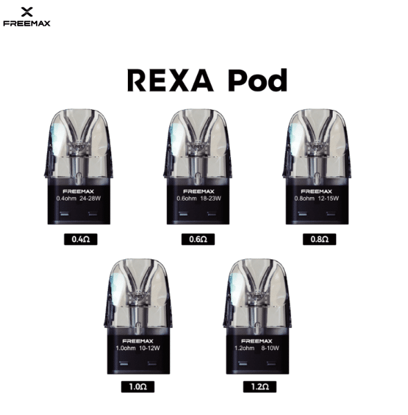 Cartucho Rexa Pod de 3 ml (3 unidades) - Freemax