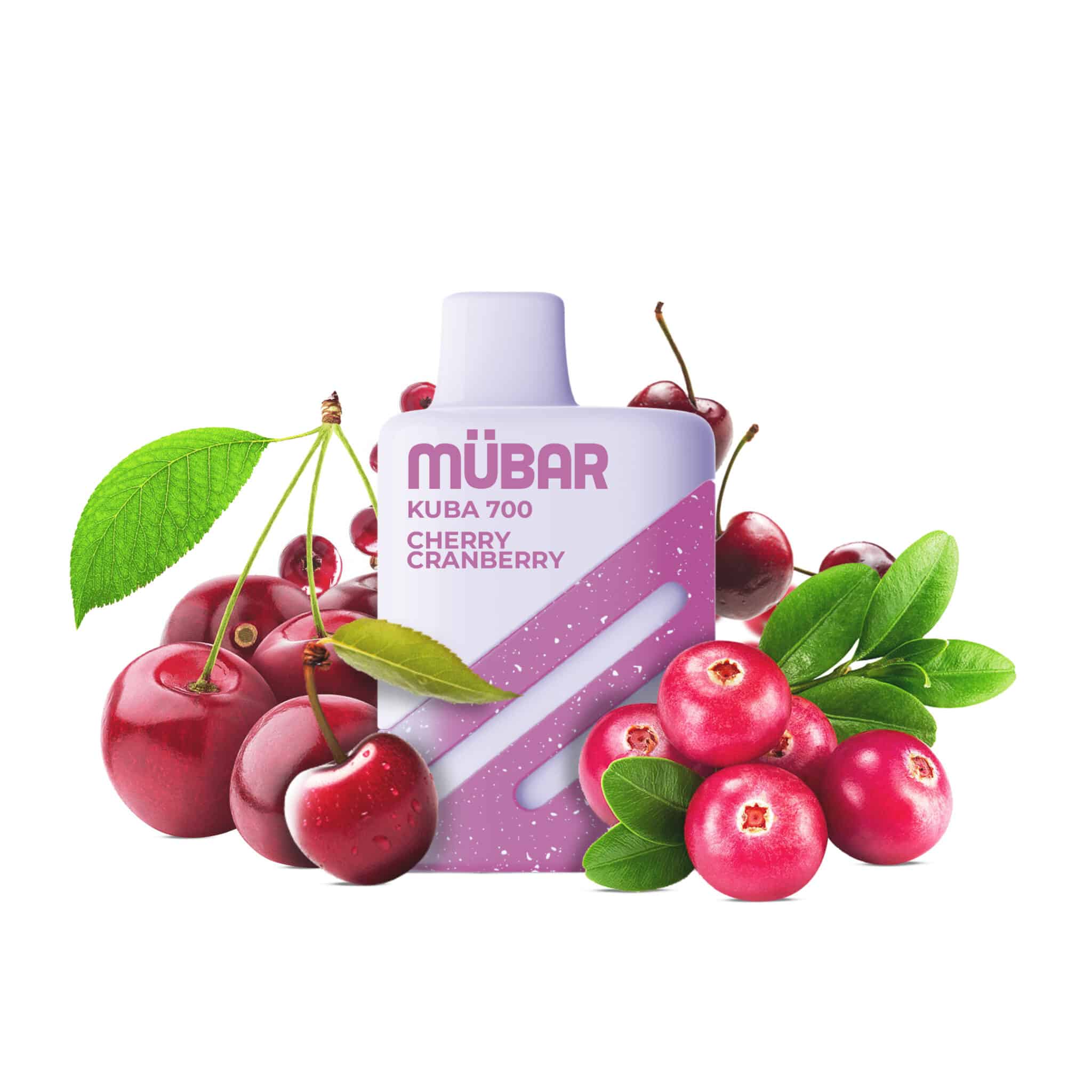 Mubar Kuba 700 20mg Cherry Cranberry