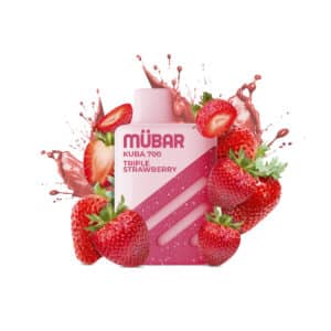 Mubar Kuba 700 20mg Triple Strawberry