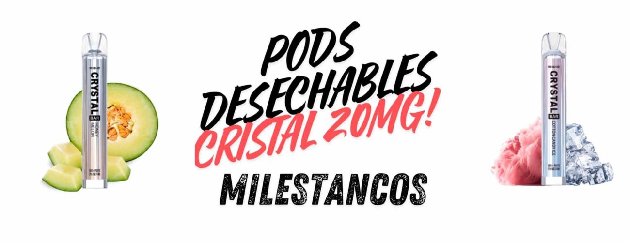 pods desechables crystal pod 20mg